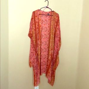 Sheer shawl